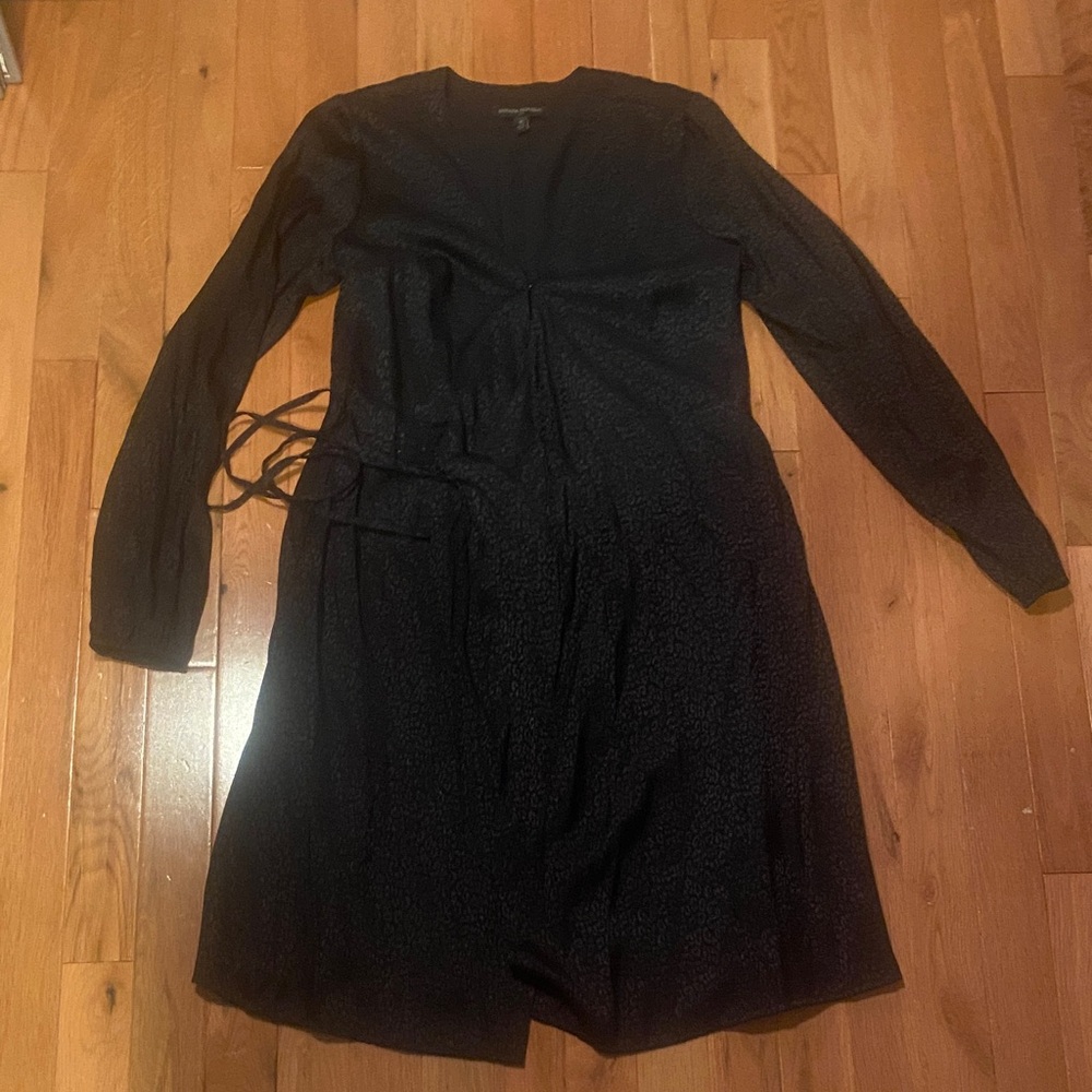 Banana Republic Black Long Sleeve Dress